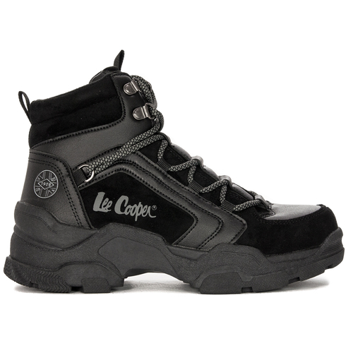 Lee Cooper Buty zimowe trekkingowe damskie Black czarne