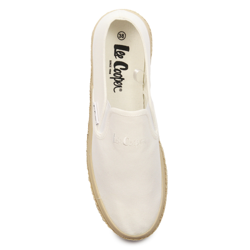 Lee Cooper Espadryle Damskie Białe