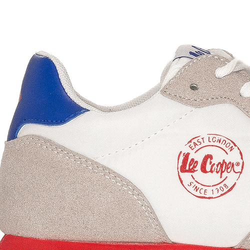 Lee Cooper Sneakersy półbuty damskie White Białe