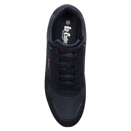 Lee Cooper Sneakersy półbuty męskie Navy granatowe