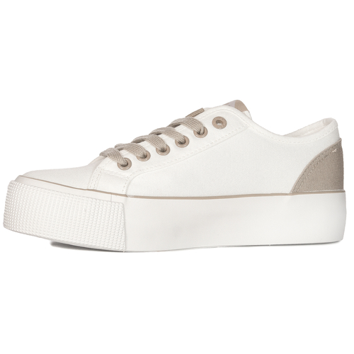 Lee Cooper Trampki damskie na platformie White białe