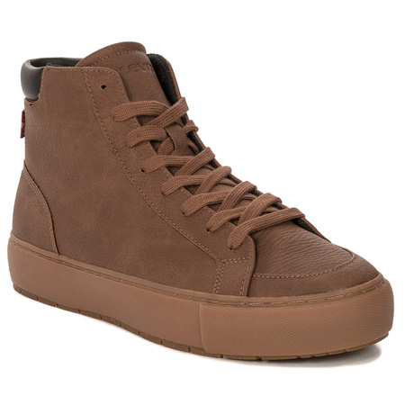 Levi's Sneakers Woodward Rugged chukka Dark Brown Brązowe Męskie