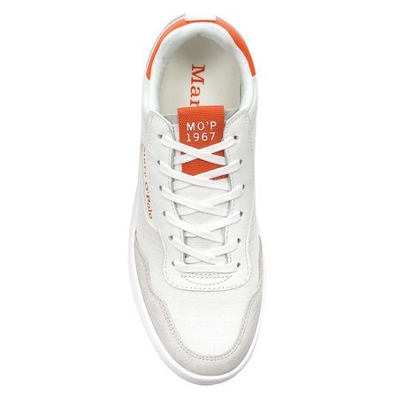 Marc O'Polo Sneakersy buty damskie sportowe White Orange
