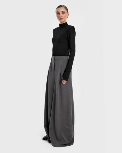 Opra Spodnie Baha Grey Very High Waist Pants