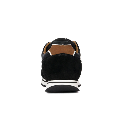 Pepe Jeans Sneakersy buty męskie Tour Classic 22 black czarne