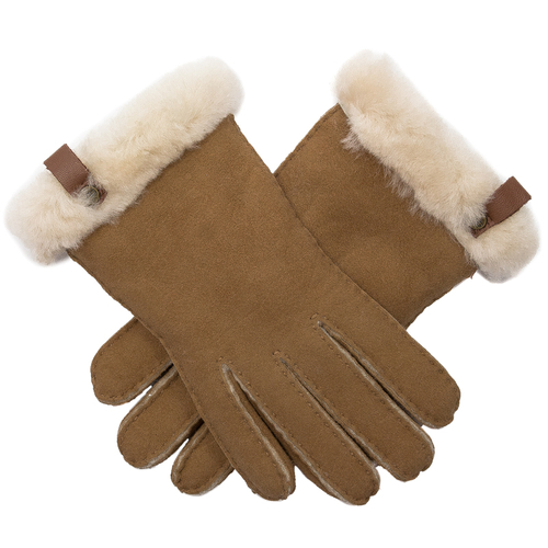 Rękawiczki UGG 17367 Che w Shorty Glove w/Leather Trim Chetnut