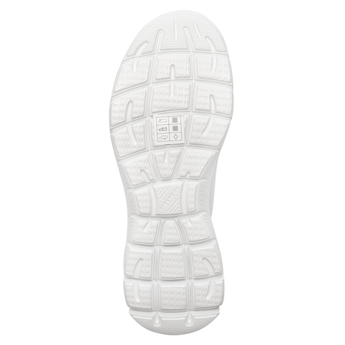 Skechers Sneakersy damskie Slips-Ins Vegan wsuwane White białe