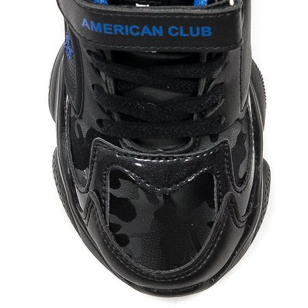 Sneakersy American Club BD14/21 Black/Blue