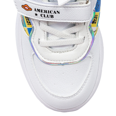 Sneakersy American Club BD19/21 White Białe