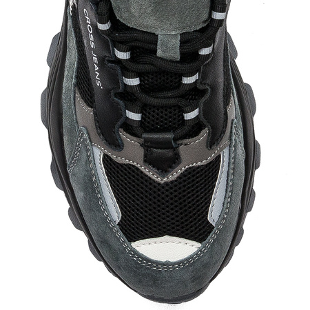 Sneakersy Cross Jeans II2R4019C Black White Grey