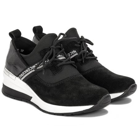 Sneakersy FILIPPO DP1388-21 Black Czarne