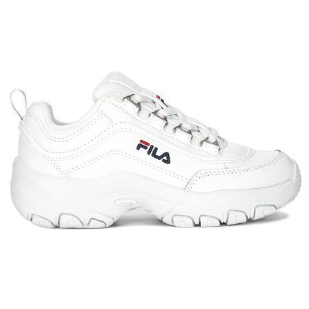 Sneakersy Fila Strada Low Kids White Białe