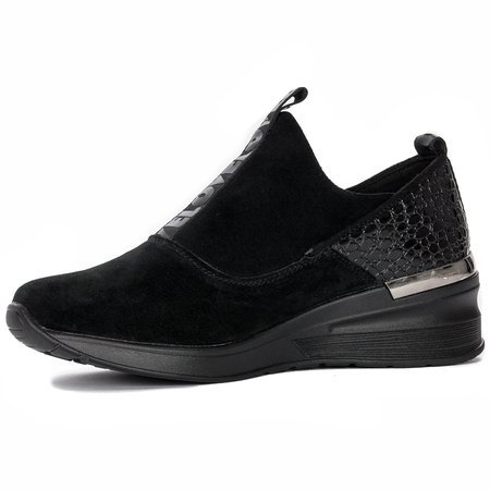 Sneakersy Filippo DP1689-21 BK Black Czarne