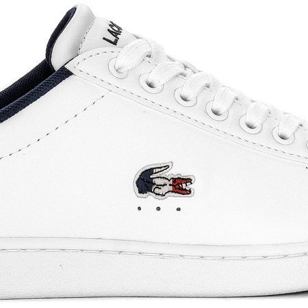 Sneakersy Lacoste Carnaby Evo Tri 1 SFA WHT/NVY/RED