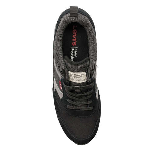 Sneakersy Levi's Oats Refresh Regular Black Czarne Męskie