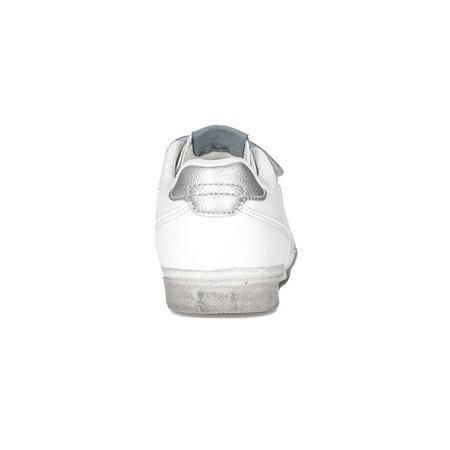 Sneakersy Pepe Jeans PGS30500 800 White Lambert Girl Glitter Kids Białe