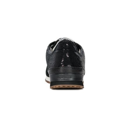 Sneakersy Pepe Jeans PLS31204 999 Black Archie Sequins Czarne