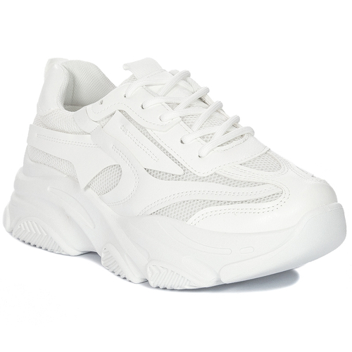 Sneakersy damskie półbuty White Białe