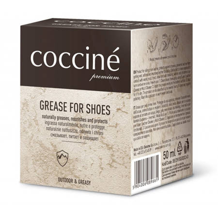 Tłuszcz ochronny do skór Coccine Grease for Shoes Neutral 50 ml