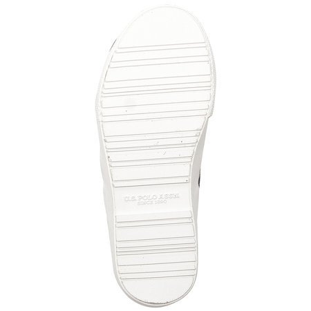 U.S. Polo Assn.Buty dziecięce sneakersy dziewczęce White Fuxia Brokat