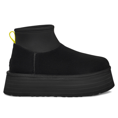 UGG Botki Śniegowce W Classic Mini Dipper Black