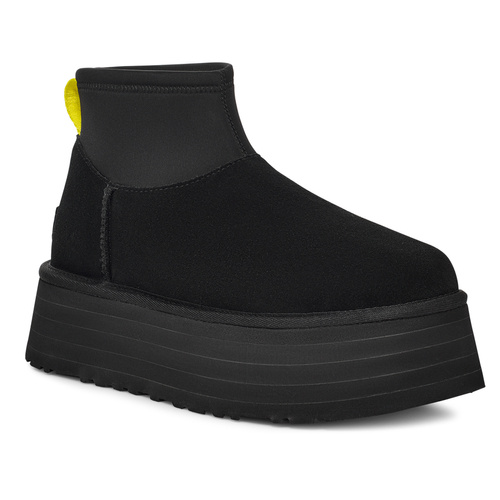 UGG Botki Śniegowce W Classic Mini Dipper Black