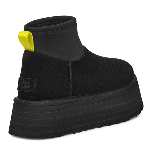 UGG Botki Śniegowce W Classic Mini Dipper Black