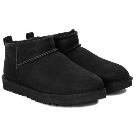 UGG Botki W Classic Ultra Mini Black