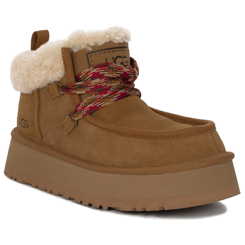 UGG Botki damskie W Funkarra CABIN CUFF Chestnut