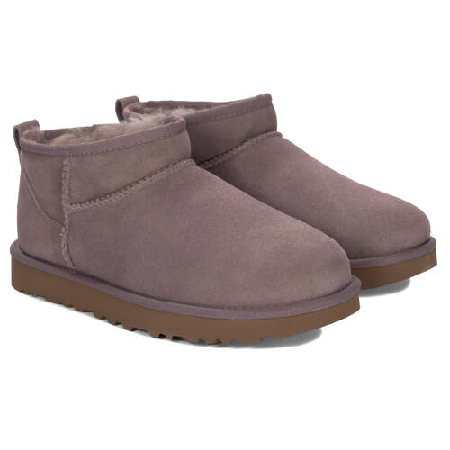 UGG Botki śniegowce damskie W Classic Ultra Mini Sugarplum