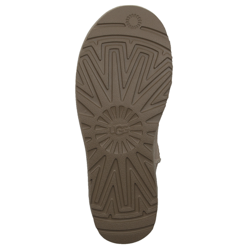 UGG Botki śniegowce damskie skórzane W Classic Mini II Sand 