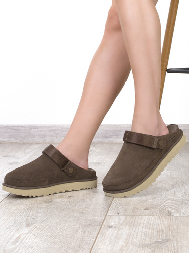 UGG Kapcie damskie klapki W Goldenstar Clog Hickory