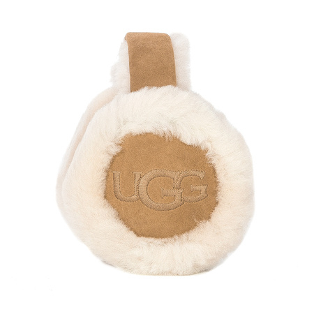 UGG Nauszniki Damskie Sheepskin Emboidery Earmuf Chestnut