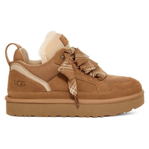 UGG Sneakersy damskie ocieplane na platformie W Lowmel Chestnut