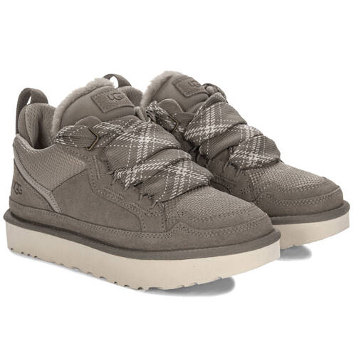 UGG Sneakersy damskie ocieplane na platformie W Lowmel Smoke Plume