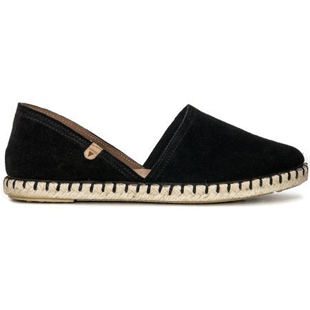 Verbenas Espadryle damskie Carmen Serraje Negro czarne