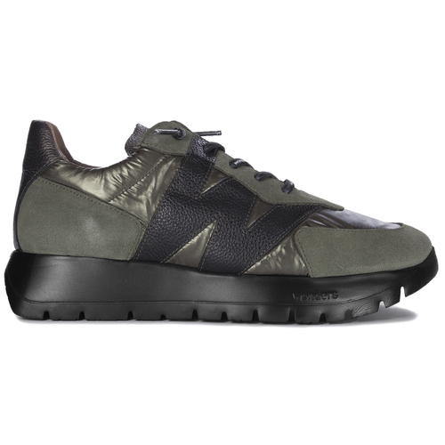 Wonders Sneakersy damskie na platformie Alga Khaki Negro