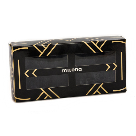 Zestaw skarpetek Milena exclusive koronka kokarda przywieszka Misio