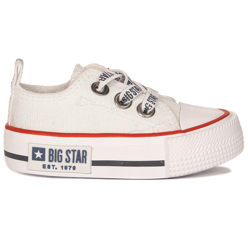 Big Star Trampki dziecięce niemowlęce White białe