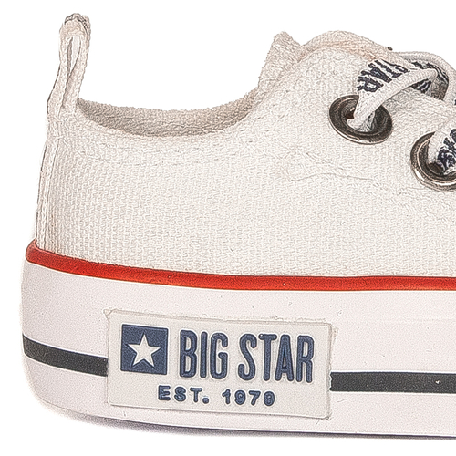 Big Star Trampki dziecięce niemowlęce White białe