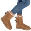 Botki UGG 1016225 BAILEY BOW II CHESTNUT