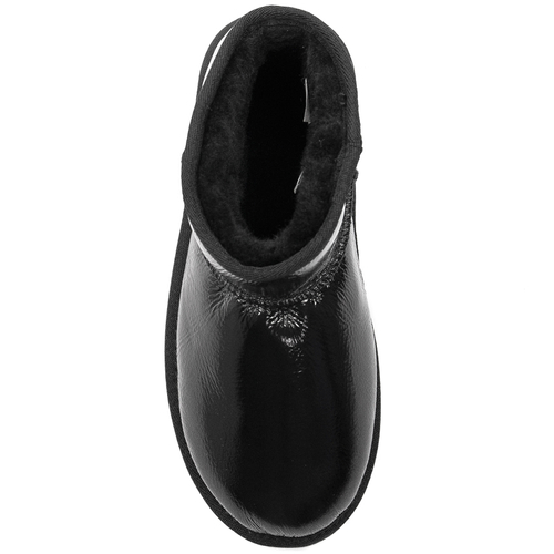 Buty EMU Australia Botki Damskie Aarons Glossy Black