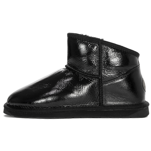 Buty EMU Australia Botki Damskie Aarons Glossy Black