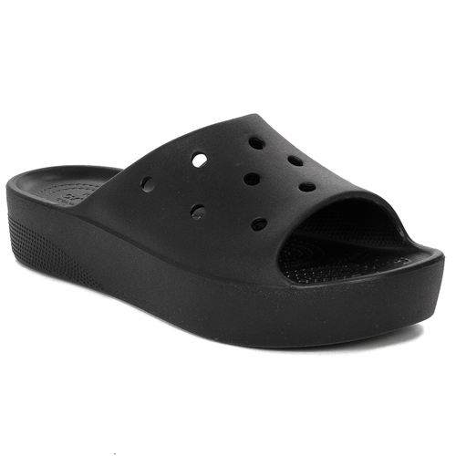 Crocs Klapki Damskie Black Platform Slide