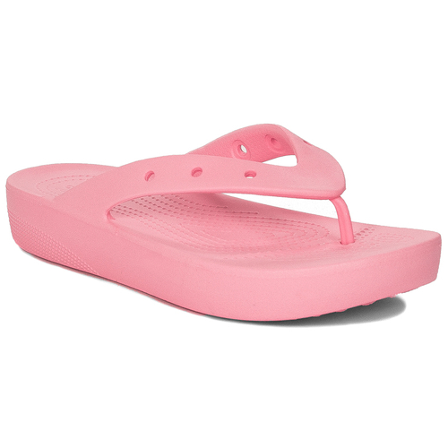 Crocs Klapki Damskie Flamingo Platform Flip