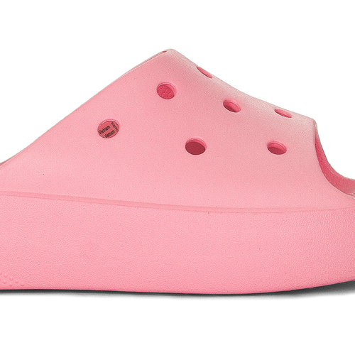 Crocs Klapki Damskie Flamingo Platform Slide