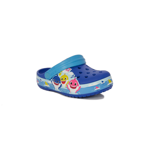 Crocs Klapki Dziecięce Bright Cobalt Shark Classic