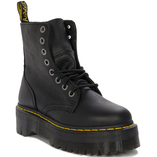 Dr. Martens Botki glany damskie skórzane Jadon III Black czarne