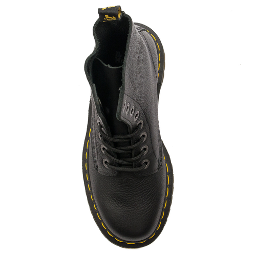 Dr. Martens Botki glany damskie skórzane Jadon III Black czarne