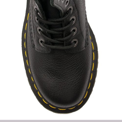 Dr. Martens Botki glany damskie skórzane Jadon III Black czarne